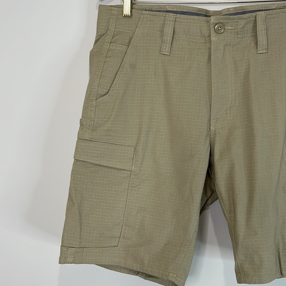 King Gee Men’s Workcool Pro Stretch Work Shorts Khaki Green Cargo Ripstop 36 - Picture 3 of 13